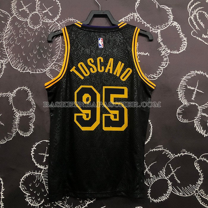 Maillot Los Angeles Lakers Juan Toscano-Anderson NO 95 Mamba 2021-22 Noir